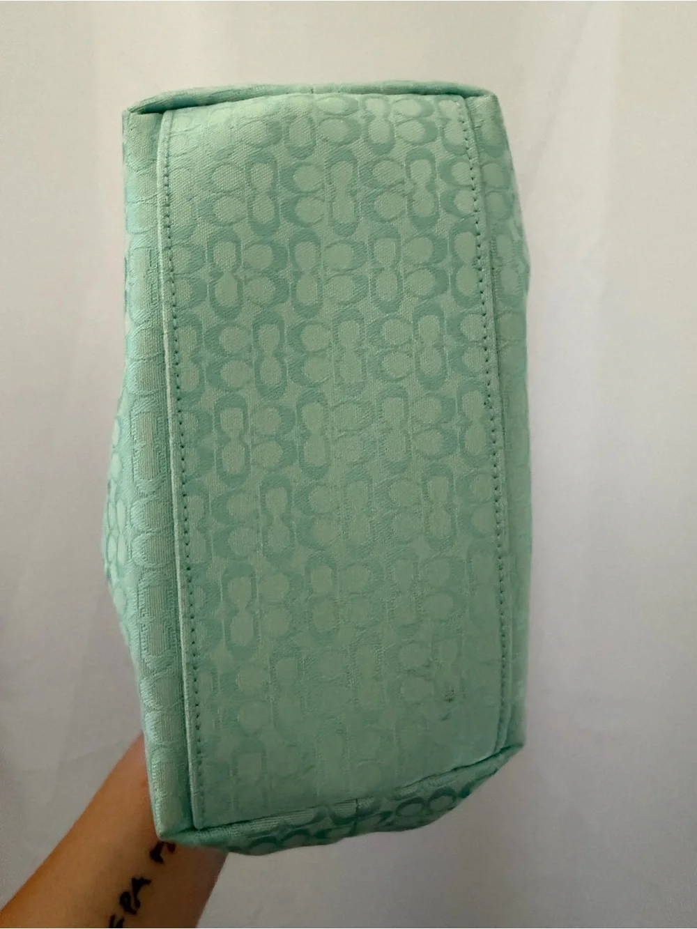 Coach Light Mint Shoulder Bag